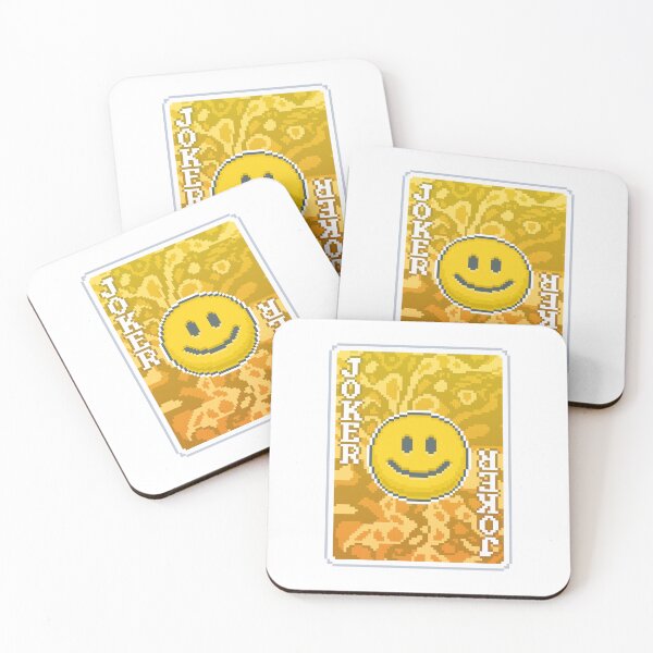 Item preview, Balatro Smiley Face Joker Card designed and sold by BubblePopRed.