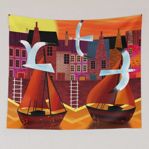 Item preview, Fishing Town designed and sold by Andrew  Hitchen.