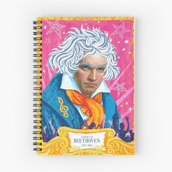 Item preview, Ludwig van Beethoven Poster Classical Composer Art Print designed and sold by Bearlala.