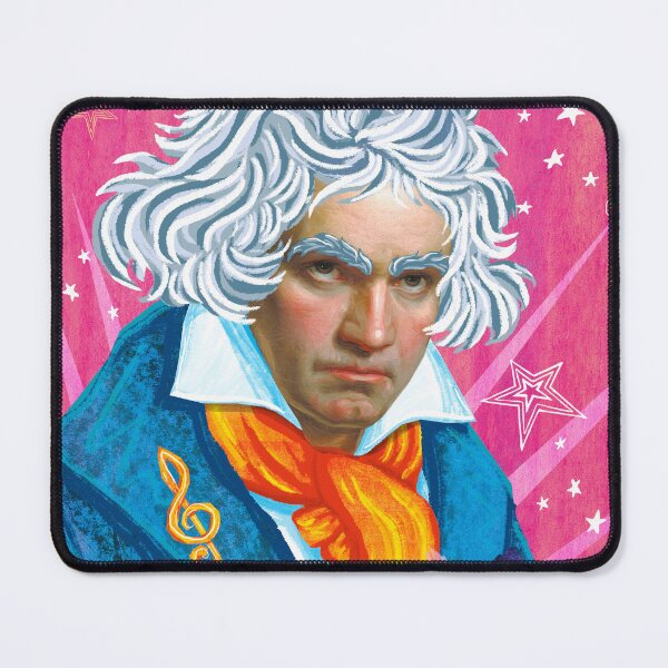 Item preview, Ludwig van Beethoven Poster Classical Composer Art Print designed and sold by Bearlala.