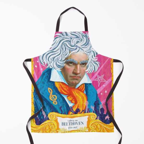 Item preview, Ludwig van Beethoven Poster Classical Composer Art Print designed and sold by Bearlala.