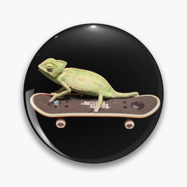 Item preview, Skateboarding Chameleon Meme – Cool Lizard on Skateboard designed and sold by Spring Things.