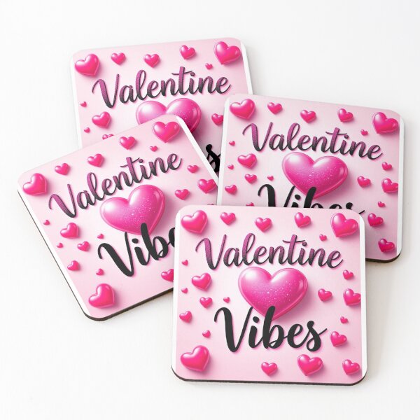 Item preview, Valentine Vibes Pink Bubble Hearts - Girly 3D Heart Art - Y2K Aesthetic Decor designed and sold by JLMWorks.