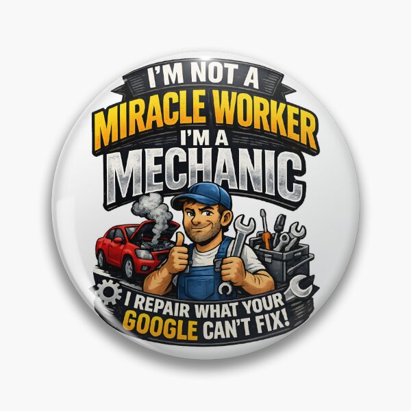 Item preview, Mechanic Humor – I’m Not a Miracle Worker, I’m a Mechanic – Funny Car Repair Design designed and sold by Paddy36777.