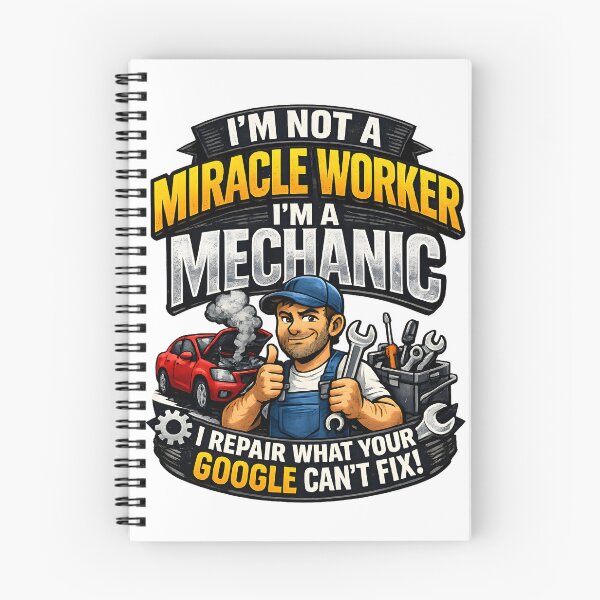 Item preview, Mechanic Humor – I’m Not a Miracle Worker, I’m a Mechanic – Funny Car Repair Design designed and sold by Paddy36777.