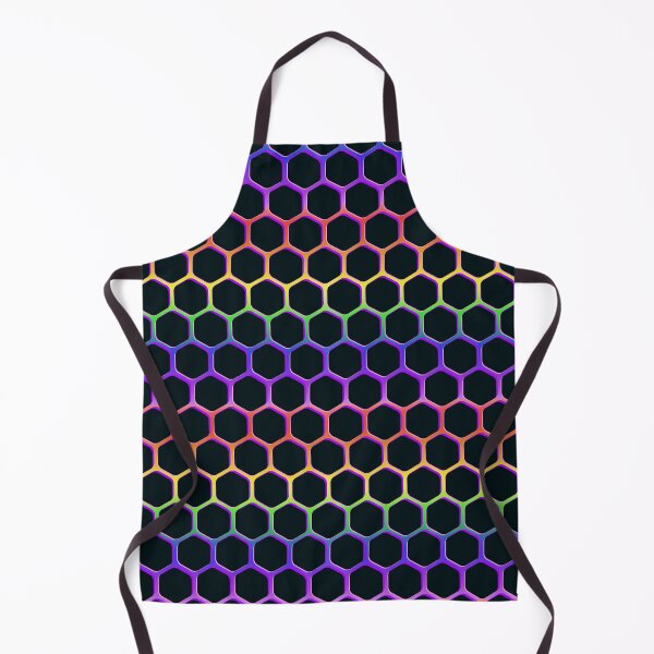 Item preview, Futuristic Rainbow Honeycomb designed and sold by FrescoDesign.