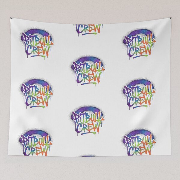 Item preview, Pitbull Crew Street wear colorful paint Splatter designed and sold by My Pitbull Place.
