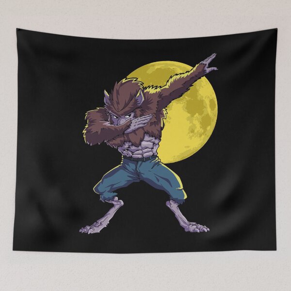 Item preview, Dabbing Werewolf T shirt Halloween Costume Funny Zombie Monsters Dab T-Shirt Kids Boys Men Gifts designed and sold by LiqueGifts.