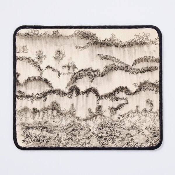 Item preview, Abstract Nature Rhythm – Expressive Charcoal Texture Study designed and sold by artcloset-omkar.