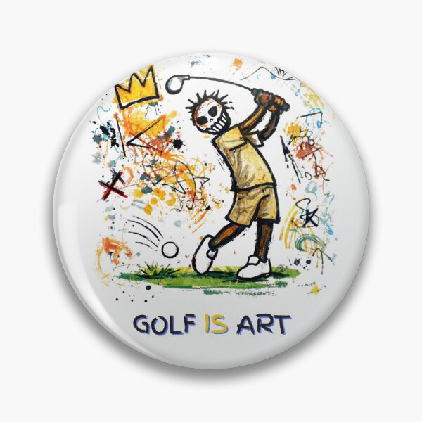 Artikelvorschau, Golf ist Kunst – Abstrakte Schwungillustration entworfen und verkauft von QuietTeeClub.
