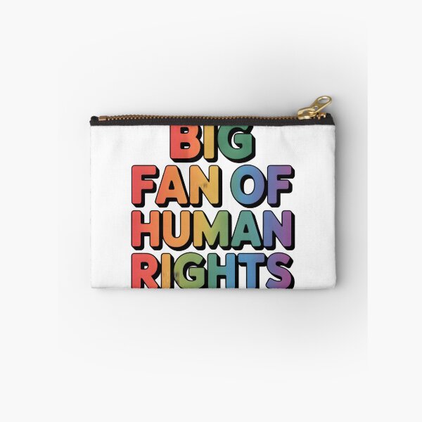 Item preview, Big Fan of Human Rights | Rainbow Equality Shirt Social Justice Tee designed and sold by Milosstudio.