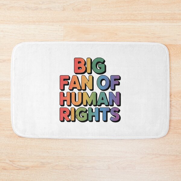 Item preview, Big Fan of Human Rights | Rainbow Equality Shirt Social Justice Tee designed and sold by Milosstudio.