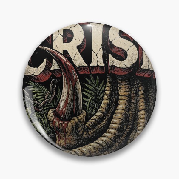 Item preview, Dino Crisis 1999 Cover Art Velociraptor Claw Bloody Foot Portrait designed and sold by Senpaiwaves.