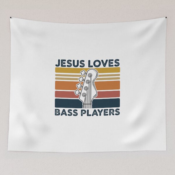 Item preview, Jesus Loves Bass Players designed and sold by jkrphoto.