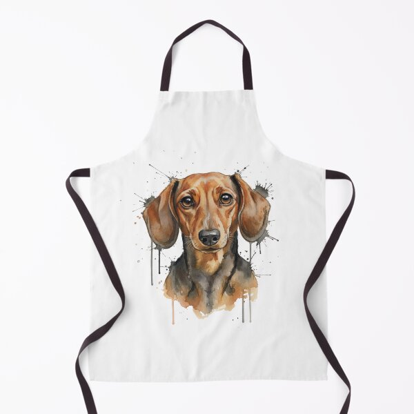 Item preview, Dachshund Watercolor Portrait - Sausage Dog Art - Doxie Pet Illustration designed and sold by JLMWorks.
