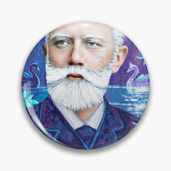 Item preview, Pyotr Ilyich Tchaikovsky Portrait Poster Classical Music Composer designed and sold by Bearlala.