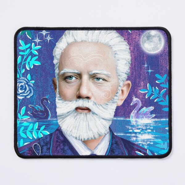 Item preview, Pyotr Ilyich Tchaikovsky Portrait Poster Classical Music Composer designed and sold by Bearlala.