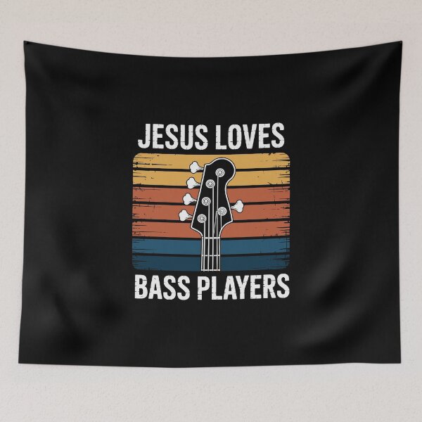 Item preview, Jesus Loves Bass Players designed and sold by jkrphoto.