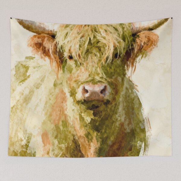 Item preview, Portrait of a Highland Cow designed and sold by paulrommer.