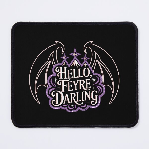 Item preview, Hello Feyre Darling Rhysand Quote  designed and sold by SoaringOwlArts.