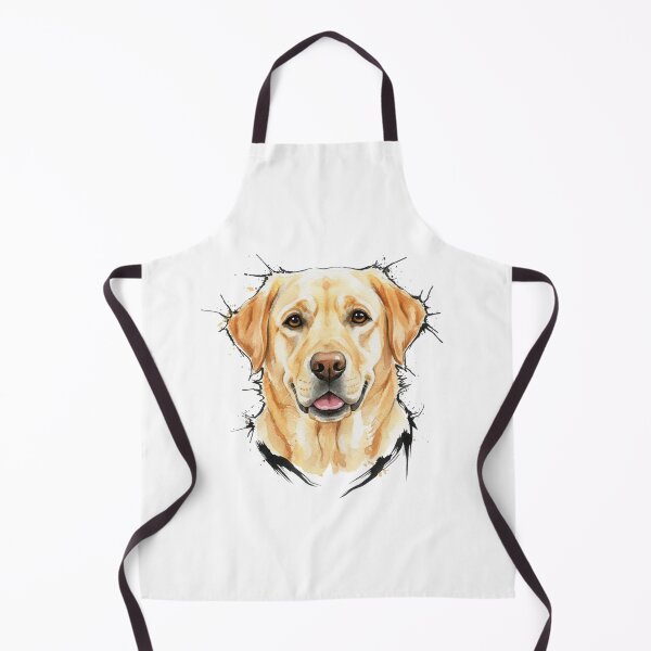 Item preview, Yellow Labrador Retriever Watercolor Portrait - Smiling Lab Art - Vibrant Pet Illustration designed and sold by JLMWorks.