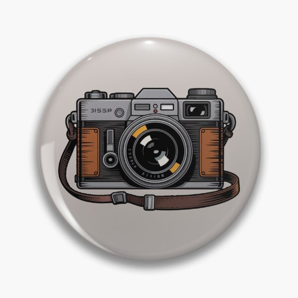 Item preview, Vintage Film Camera Retro Photography Design designed and sold by NatArtSA.
