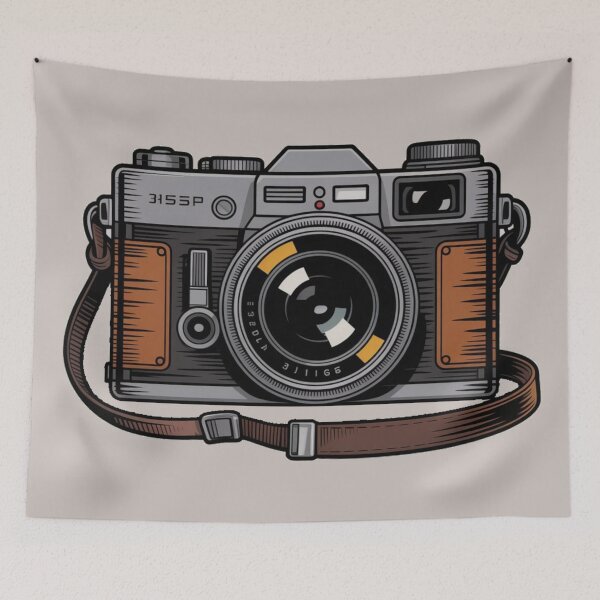 Item preview, Vintage Film Camera Retro Photography Design designed and sold by NatArtSA.