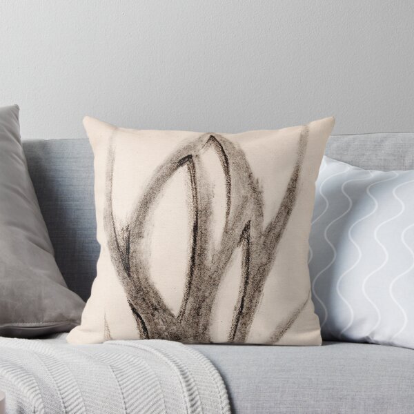 Item preview, Emergent Life – Minimalist Biomorphic Charcoal Sketch designed and sold by artcloset-omkar.