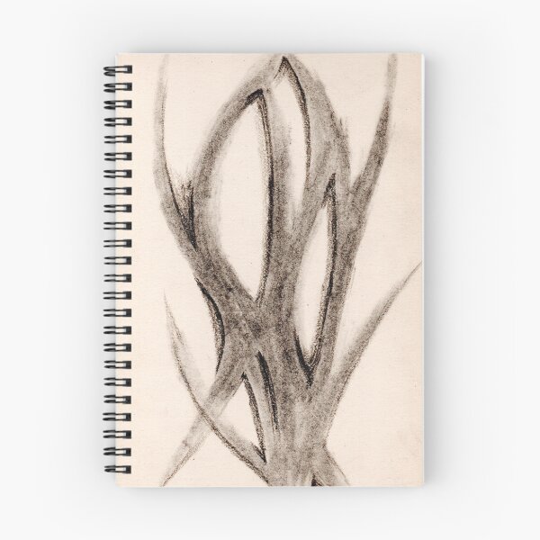 Item preview, Emergent Life – Minimalist Biomorphic Charcoal Sketch designed and sold by artcloset-omkar.
