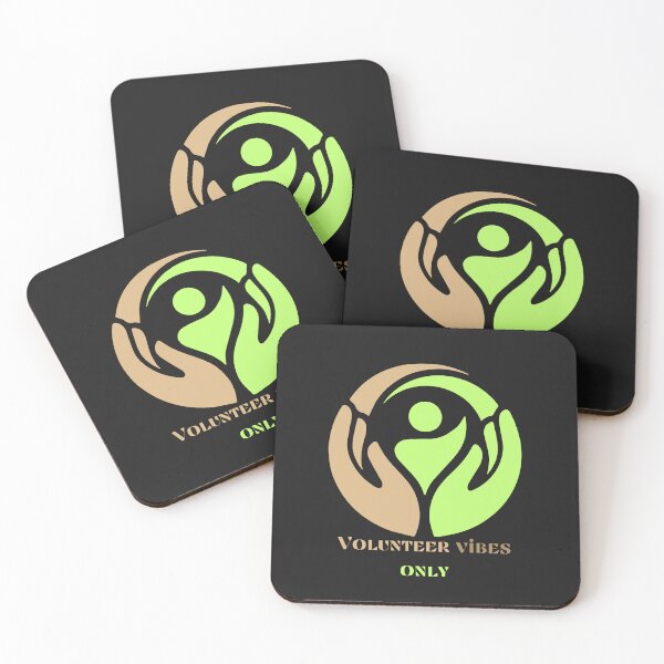 Item preview, Volunteer Vibes Only – Eco Volunteering Hands Nature Symbol Design designed and sold by Aquarius-club.