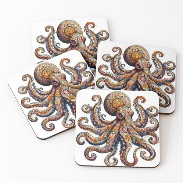 Item preview, Intricate Pattachitra Style Octopus Art designed and sold by Radhamadhaba Pattachitra Vibes”.