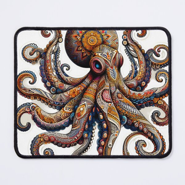 Item preview, Intricate Pattachitra Style Octopus Art designed and sold by Radhamadhaba Pattachitra Vibes”.