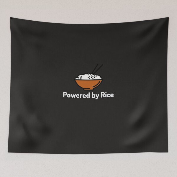 Item preview, Powered by Rice designed and sold by Kal-El-Tees.