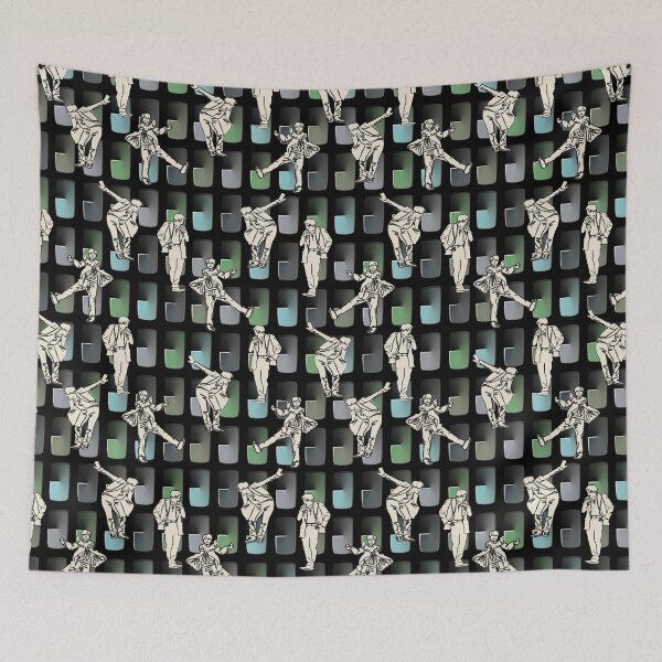 Item preview, Jhope Dances green blue black designed and sold by LorlovesDesign.