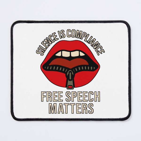 Item preview, Free speech matters silence is compliance  designed and sold by JamesDunican.
