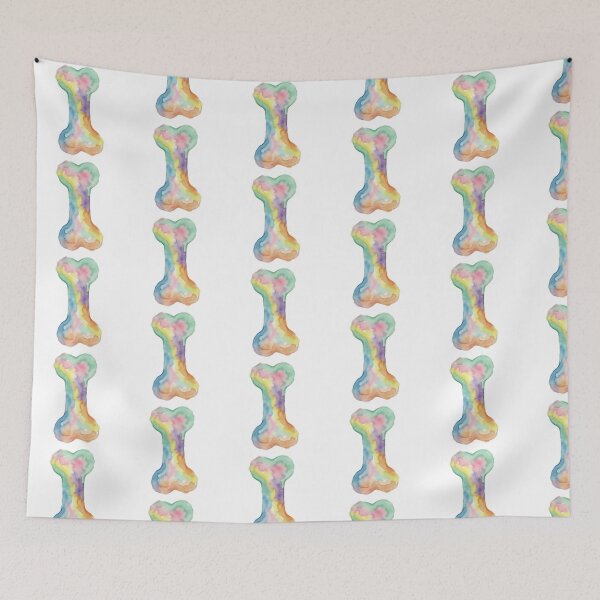Item preview, Dog Bone Rainbow Colorful Playful Pet Motif designed and sold by Prints by Mat.