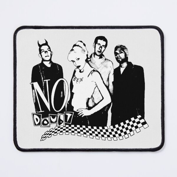 Item preview, No Doubt 90s Rock Band - Black and White Style designed and sold by Darkifun.