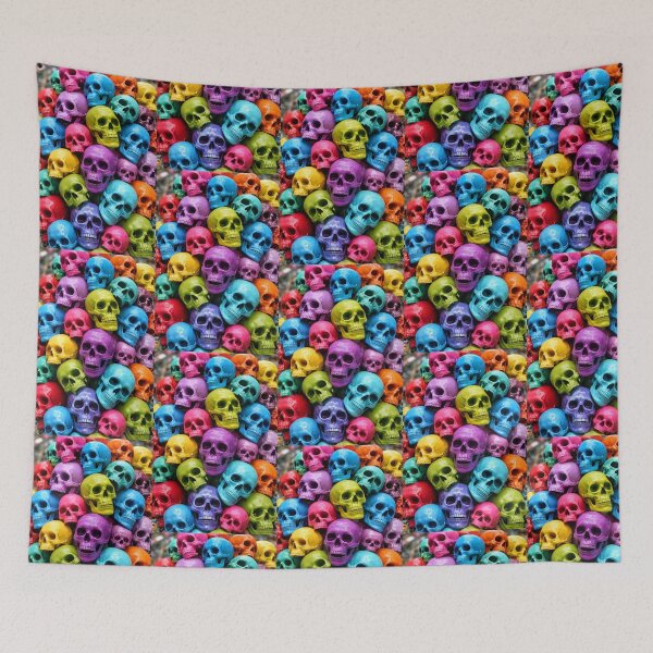 Item preview, Color skull rainbow  designed and sold by Kari's shop.