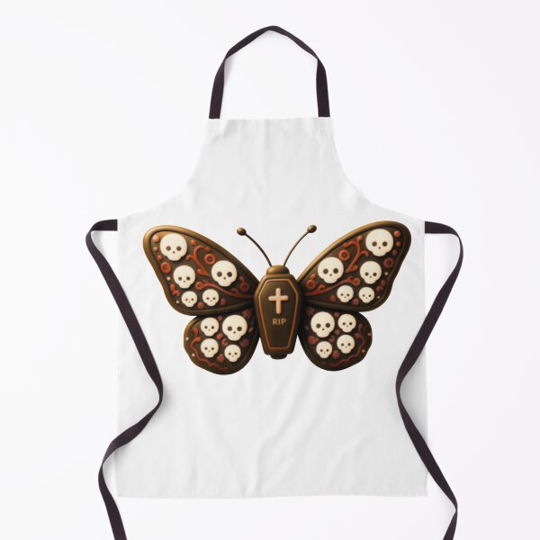 Item preview, Gothic Skull Butterfly – Dark Halloween Art designed and sold by Liberty4Punk.