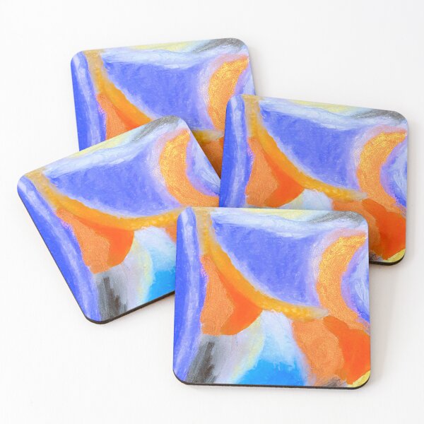 Item preview, abstract in red blue orange designed and sold by Tereza Pilar  Art.