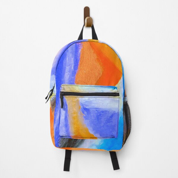 Item preview, abstract in red blue orange designed and sold by Tereza Pilar Art.