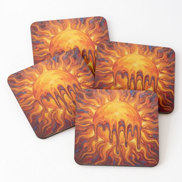 Item preview, Sun Acrylic Pour Art designed and sold by GymTanLaundry.