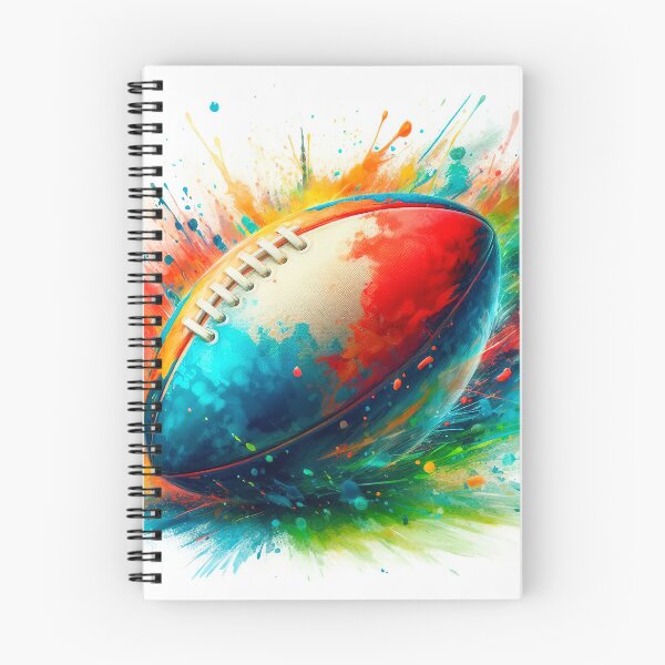 Item preview, Explosive and colorful football designed and sold by paulrommer.