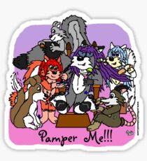 Pamper Me! Sticker