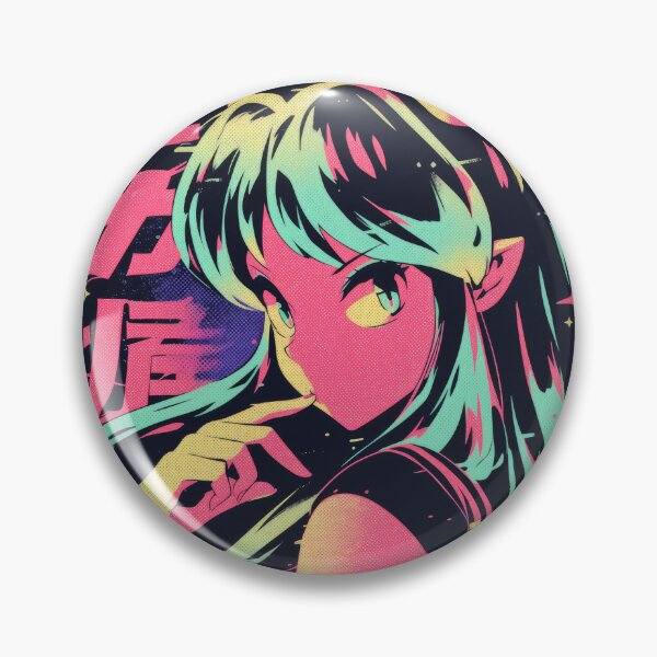 Item preview, Vaporwave Nights Lum Invader  designed and sold by AnimeArsenalPrints.