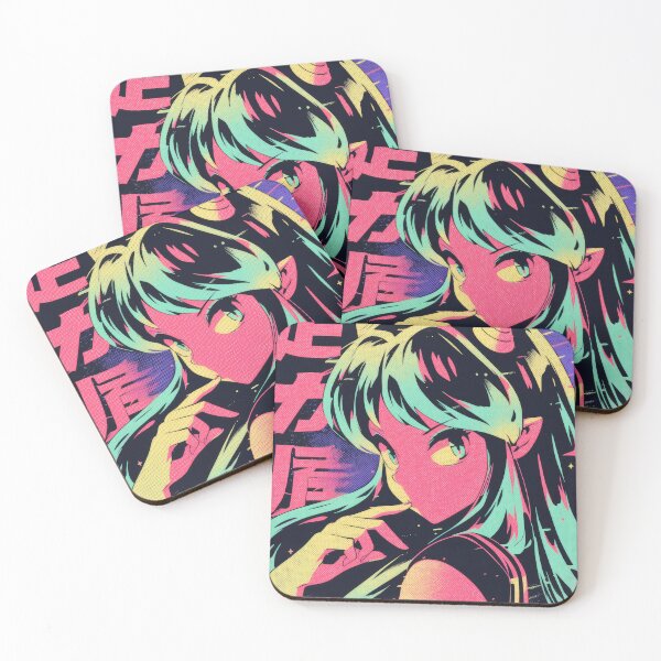 Item preview, Vaporwave Nights Lum Invader  designed and sold by AnimeArsenalPrints.