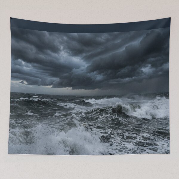 Item preview, Rough seas in the middle of a storm designed and sold by Malisa345.