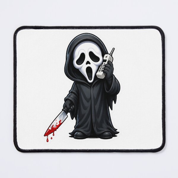 Item preview, Cute Ghostface Sticker Chibi Horror Slasher Art designed and sold by CMLPaintings.