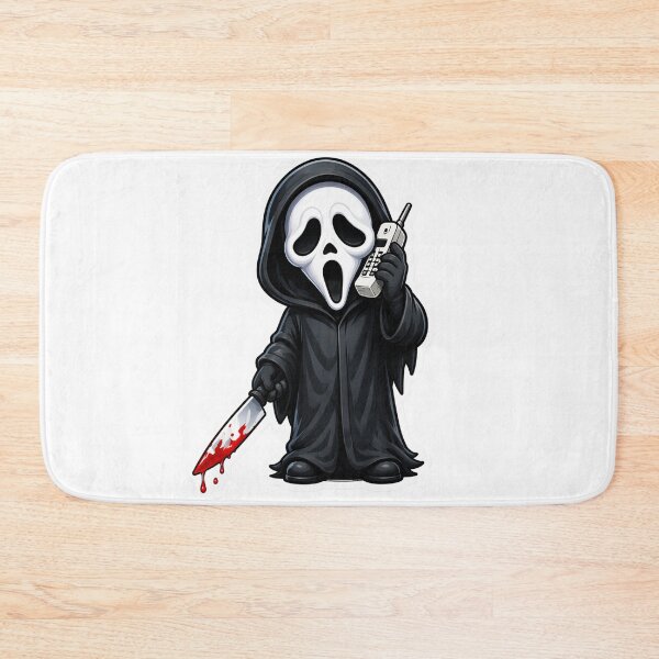Item preview, Cute Ghostface Sticker Chibi Horror Slasher Art designed and sold by CMLPaintings.