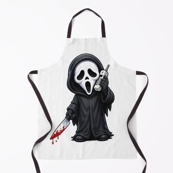 Artikelvorschau, Niedlicher Ghostface-Sticker im Chibi-Horror-Slasher-Stil entworfen und verkauft von CMLPaintings.
